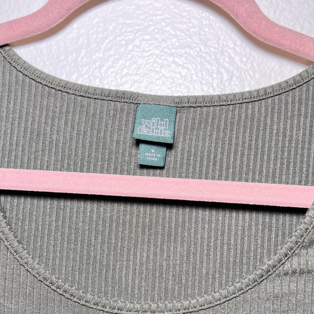 Wild Fable Ribbed crop top size S - Picture 4 of 4
